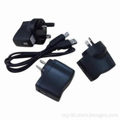 USB power supply with wall-mount